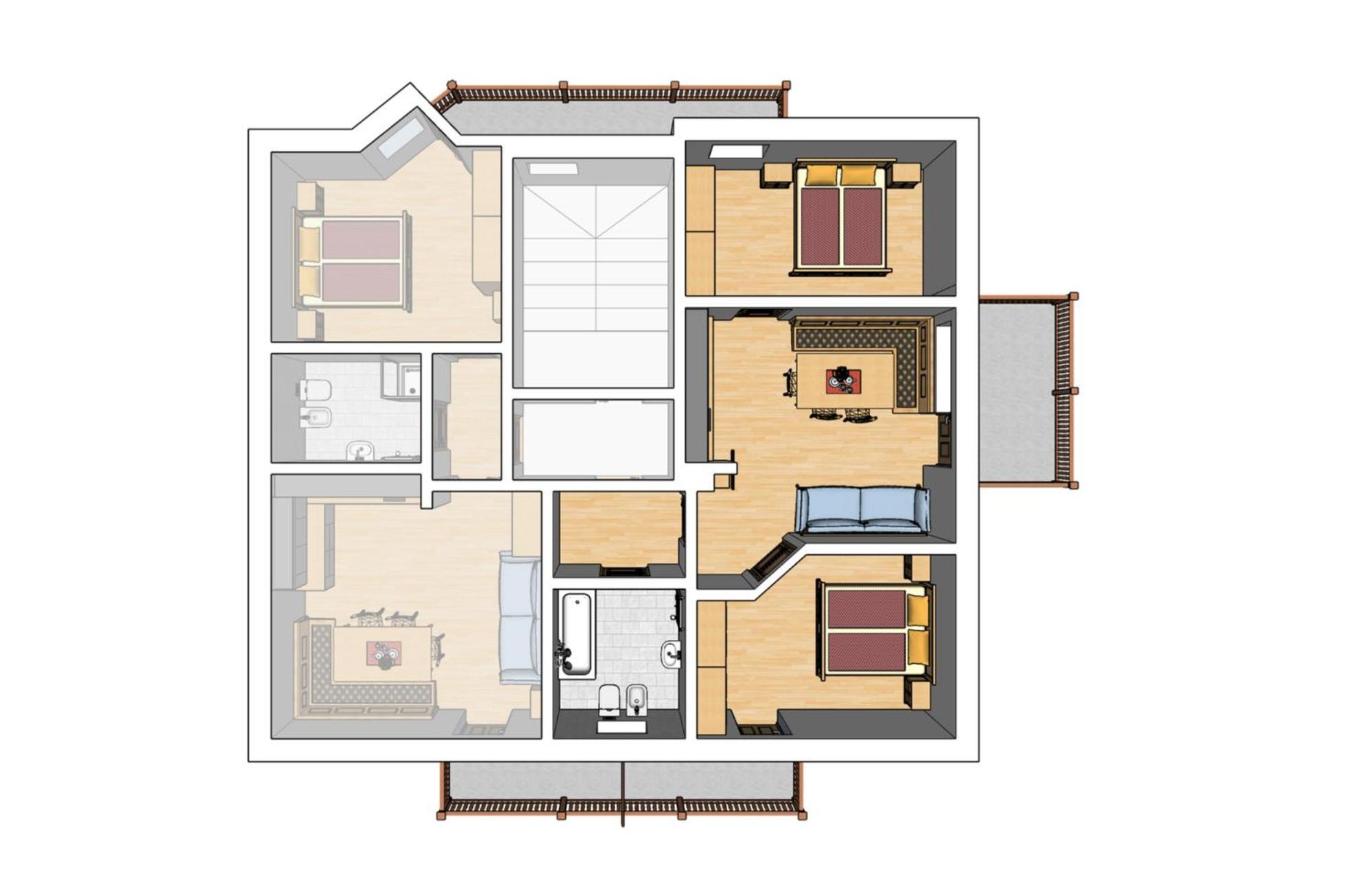 Apartment Fedares La Valle Exterior photo